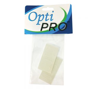 OptiPRO Adhesive Silicone Nose Pads | 4 Pair Pack | 17mm Tear Drop | Peel & Stick for Glasses