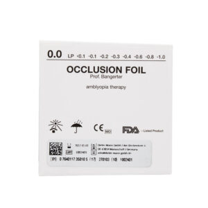 Bangerter Occlusion Foils for Glasses | Amblyopia & Vision Therapy | Water-Adhesive | Custom Fit
