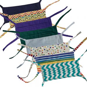 Cloth Face Masks | 2‑Ply 100% Cotton | Washable, Secure Tie Design | Made in USA