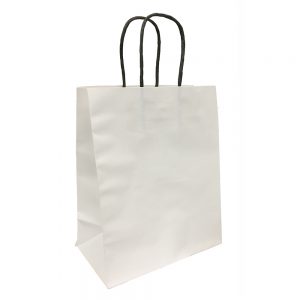 Eco-Friendly Kraft Bags | Medium Size | 50-Pack | Recyclable Paper with Twisted Handle
