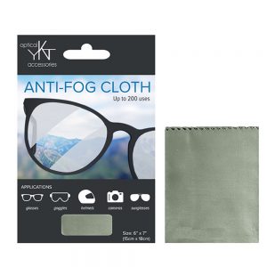Anti-Fog Cloth for Glasses | 6″x7″ | 200 Uses | Safe for All Lens Types