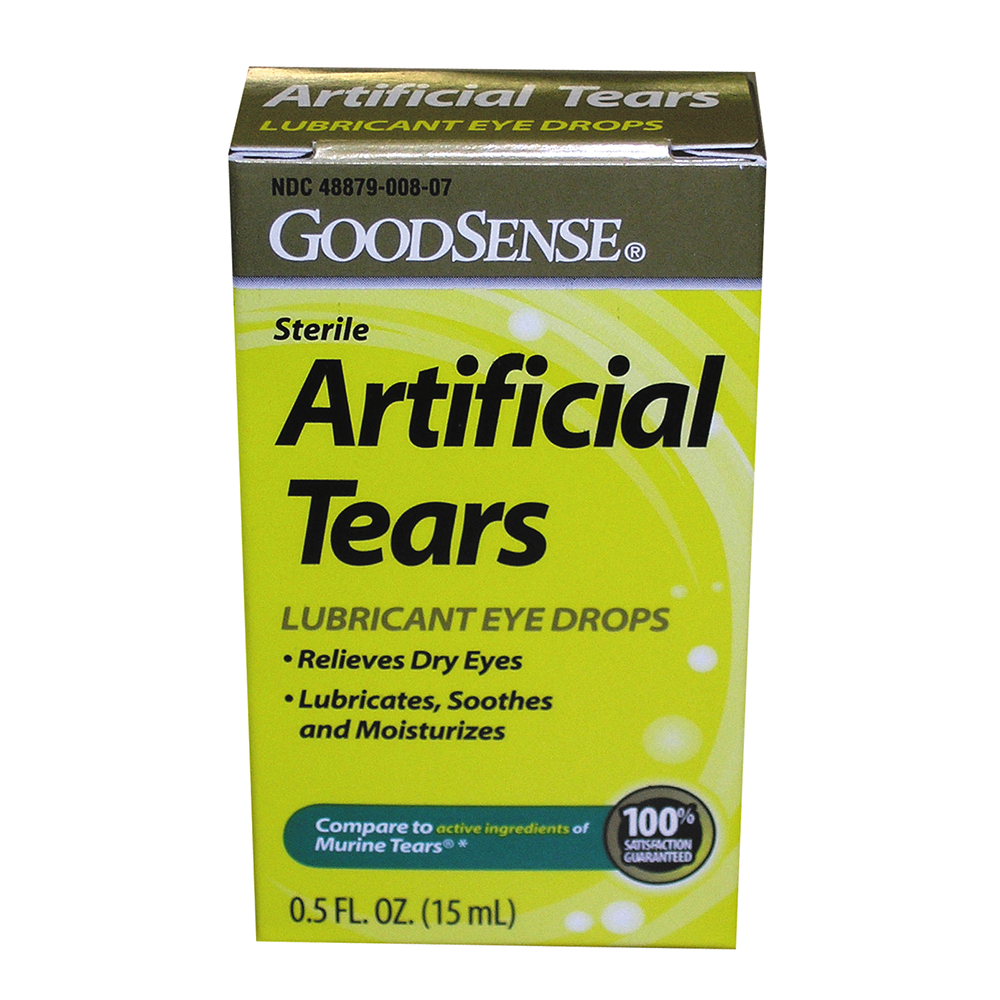 Sterile Artificial Tears Lubricant Eye Drops, 0.5 fl. oz. 