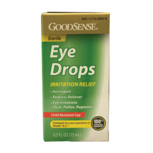 GoodSense Irritation Relief Eye Drops | Redness & Allergy Relief | 15mL Bottle