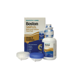Boston® Simplus Travel Kit | RGP Contact Lens Solution + Case | 1 fl oz