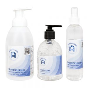 Amcon Hand Sanitizer | Gel, Spray, Foam 8 Fl Oz – 18.6 Fl Oz