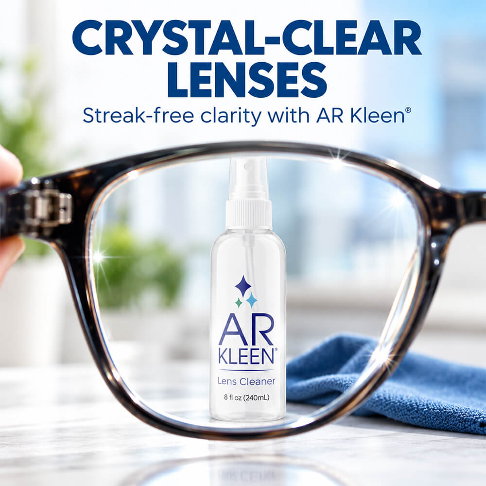 AR Kleen® Lens Cleaner Kit | 9 Ounces | Multi-Purpose Lens Cleaner | No Streaks | Ammonia and Alcohol Free - Image 2