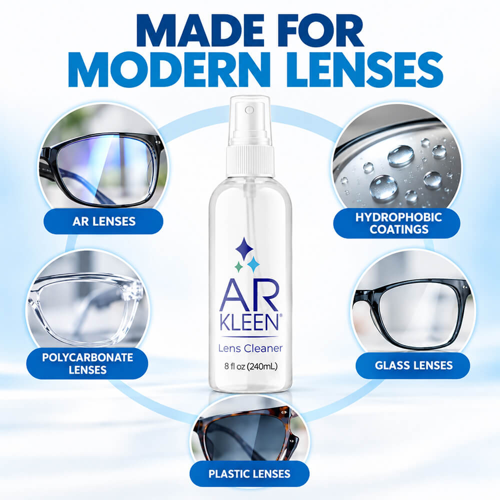 AR Kleen® Lens Cleaner Kit | 9 Ounces | Multi-Purpose Lens Cleaner | No Streaks | Ammonia and Alcohol Free - Image 3