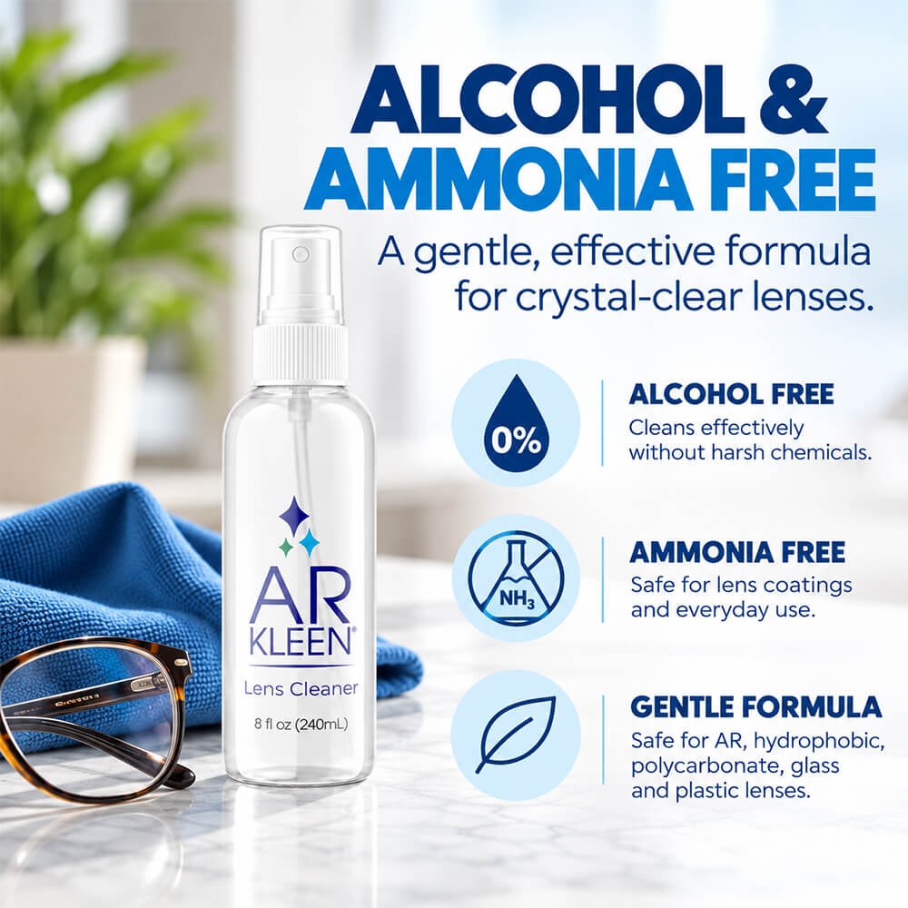 AR Kleen® Lens Cleaner Kit | 9 Ounces | Multi-Purpose Lens Cleaner | No Streaks | Ammonia and Alcohol Free - Image 4