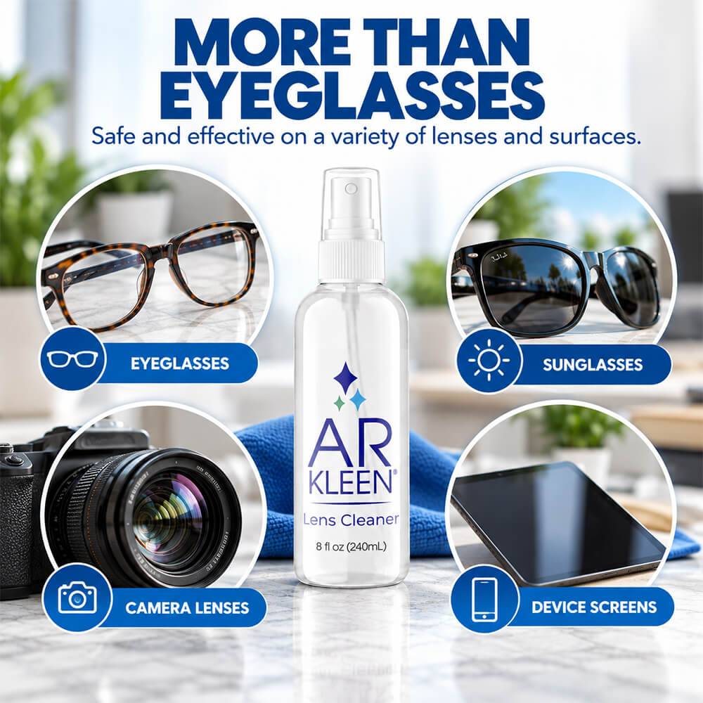 AR Kleen® Lens Cleaner Kit | 9 Ounces | Multi-Purpose Lens Cleaner | No Streaks | Ammonia and Alcohol Free - Image 6