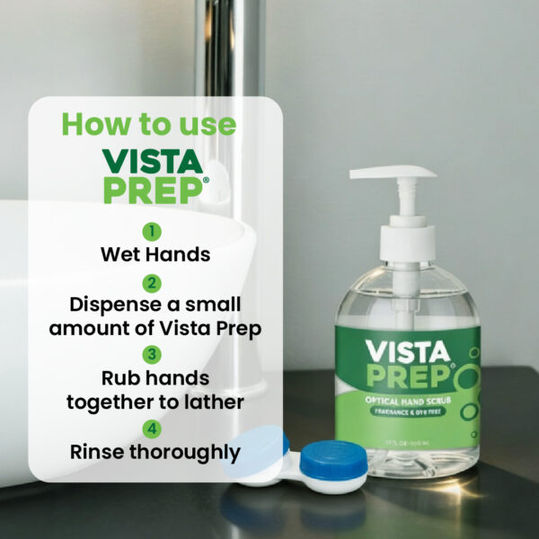 Vista-Prep Optical Hand Scrub for Contact Lens Users | 32 Fl Oz