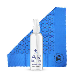 AR Kleen & Bee Kleen Lens Cleaning Kit | 8 oz Cleaner + 12” Cloth